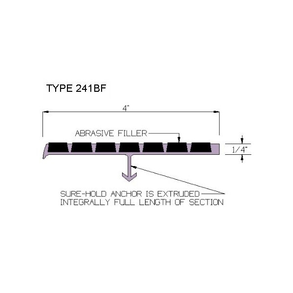 4 Stair Nosing-4'0 Black